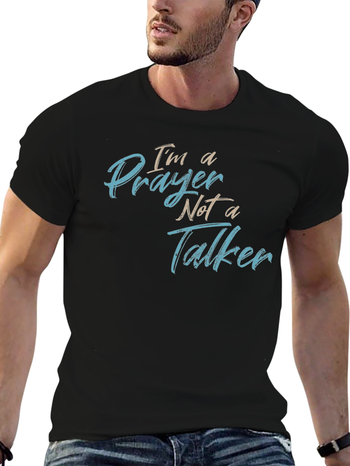 Prayer Not a Talker T-Shirt - Religious Graphic Tee