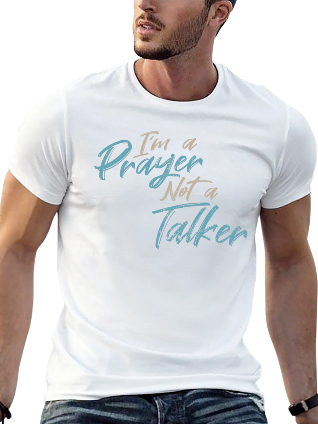 Prayer Not a Talker T-Shirt - Religious Graphic Tee