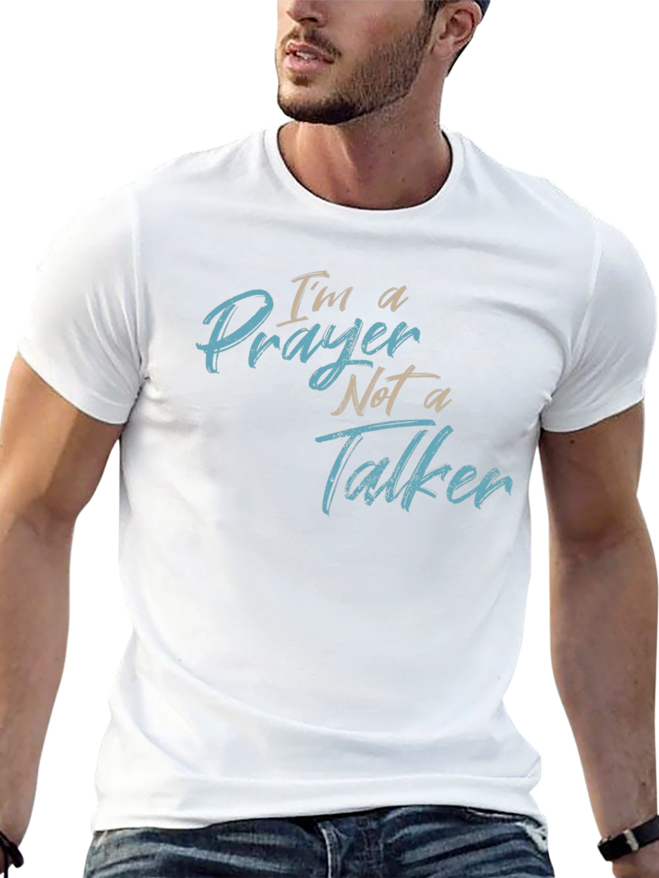Prayer Not a Talker T-Shirt - Religious Graphic Tee