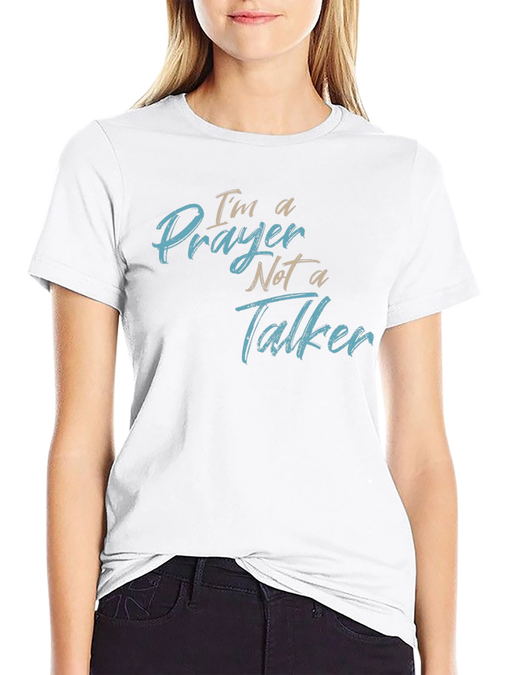 Prayer Not a Talker T-Shirt - Religious Graphic Tee