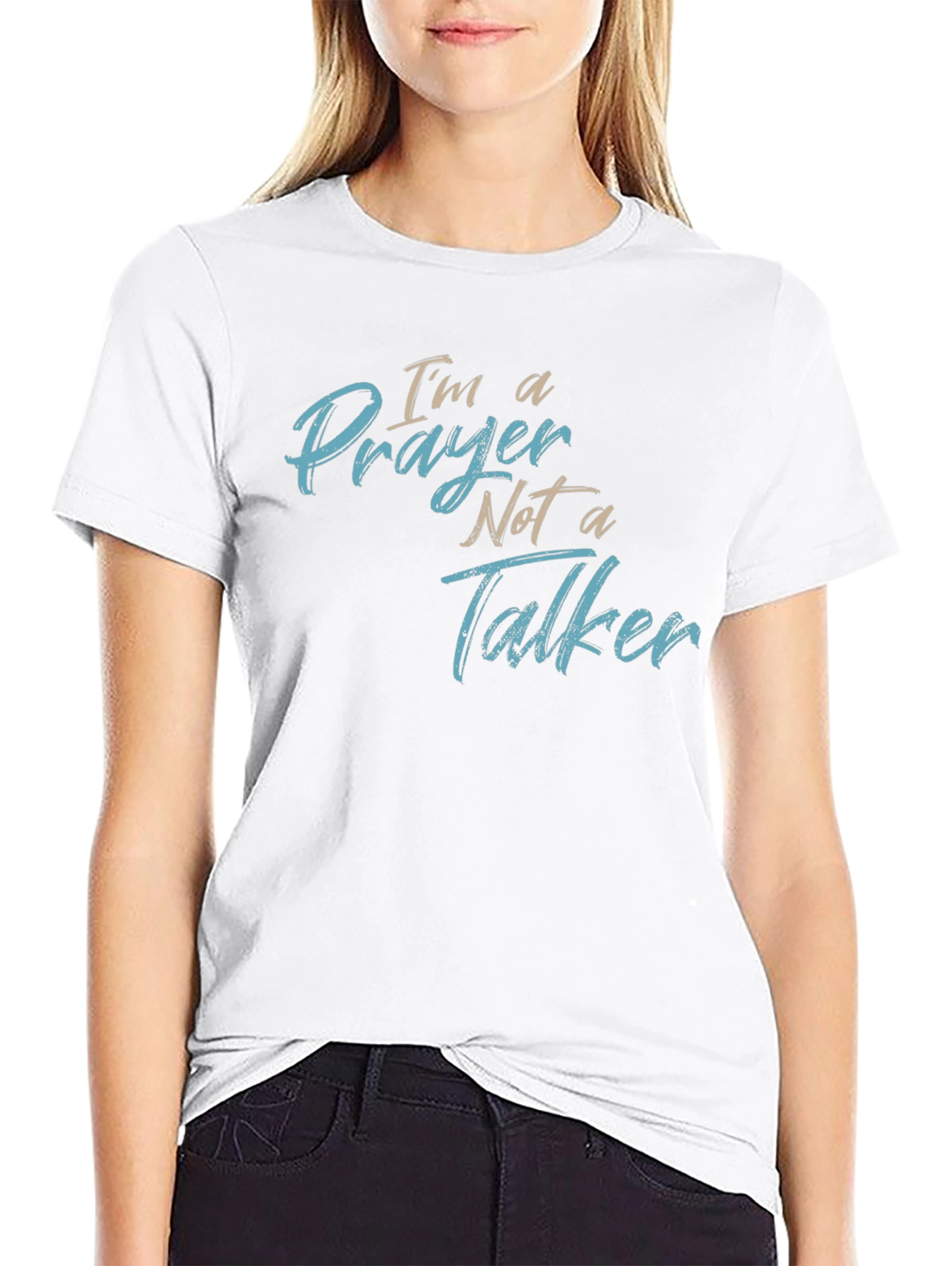 Prayer Not a Talker T-Shirt - Religious Graphic Tee
