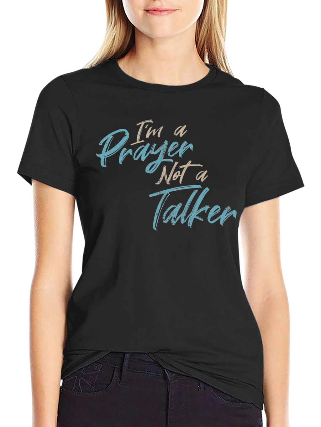 Prayer Not a Talker T-Shirt - Religious Graphic Tee
