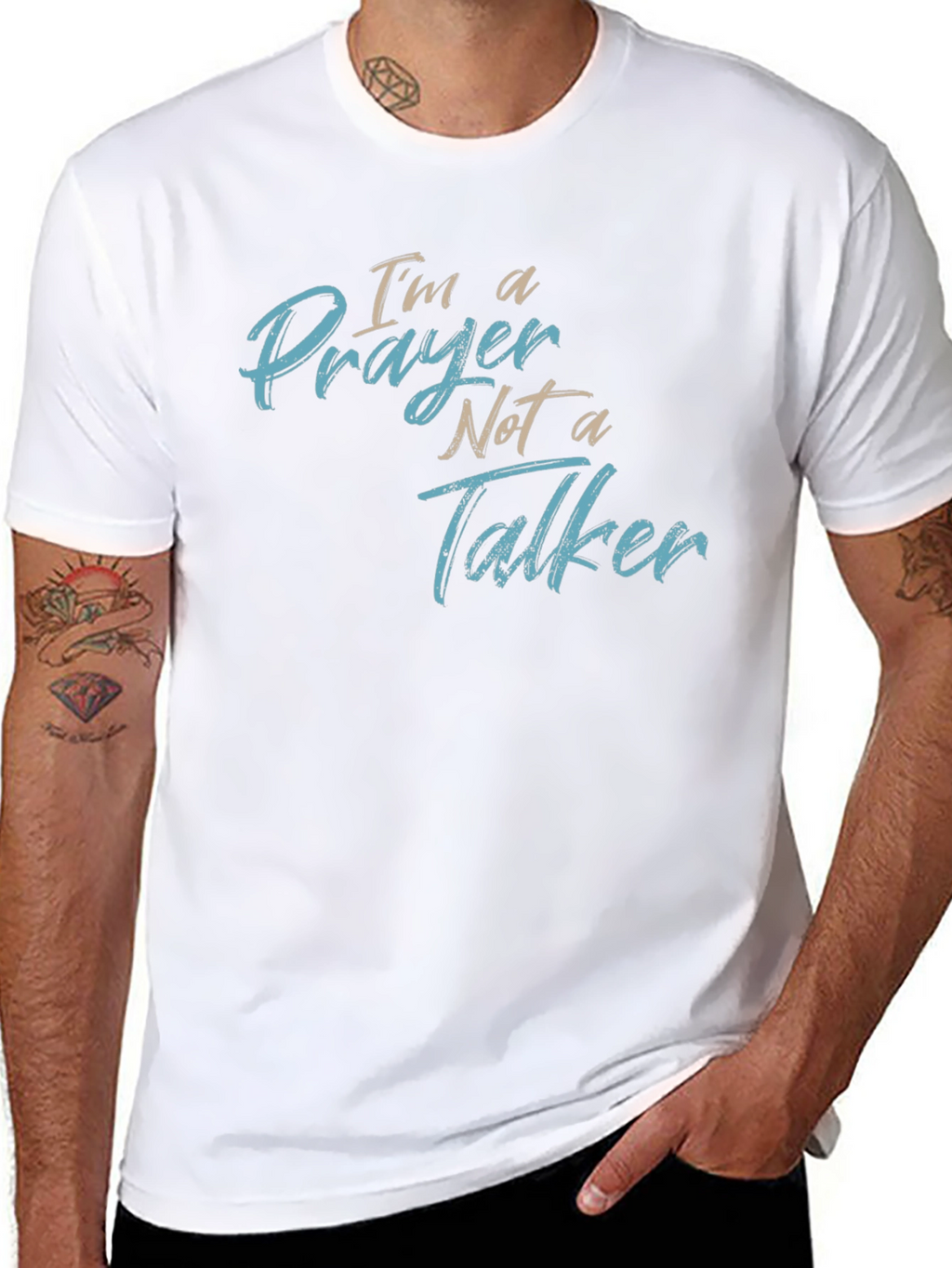 Prayer Not a Talker T-Shirt - Religious Graphic Tee