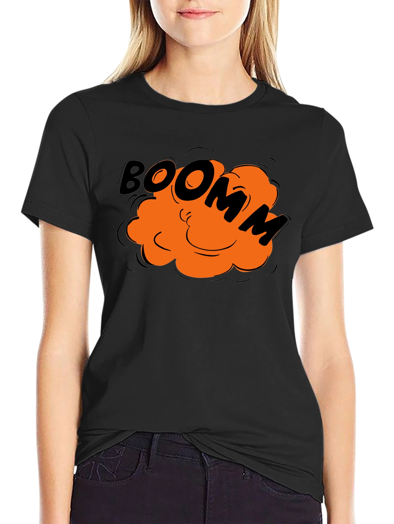 Boom Comic Graphic Tee - Black
