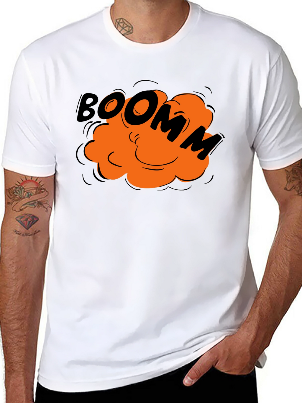 Boom Comic Graphic Tee - Black