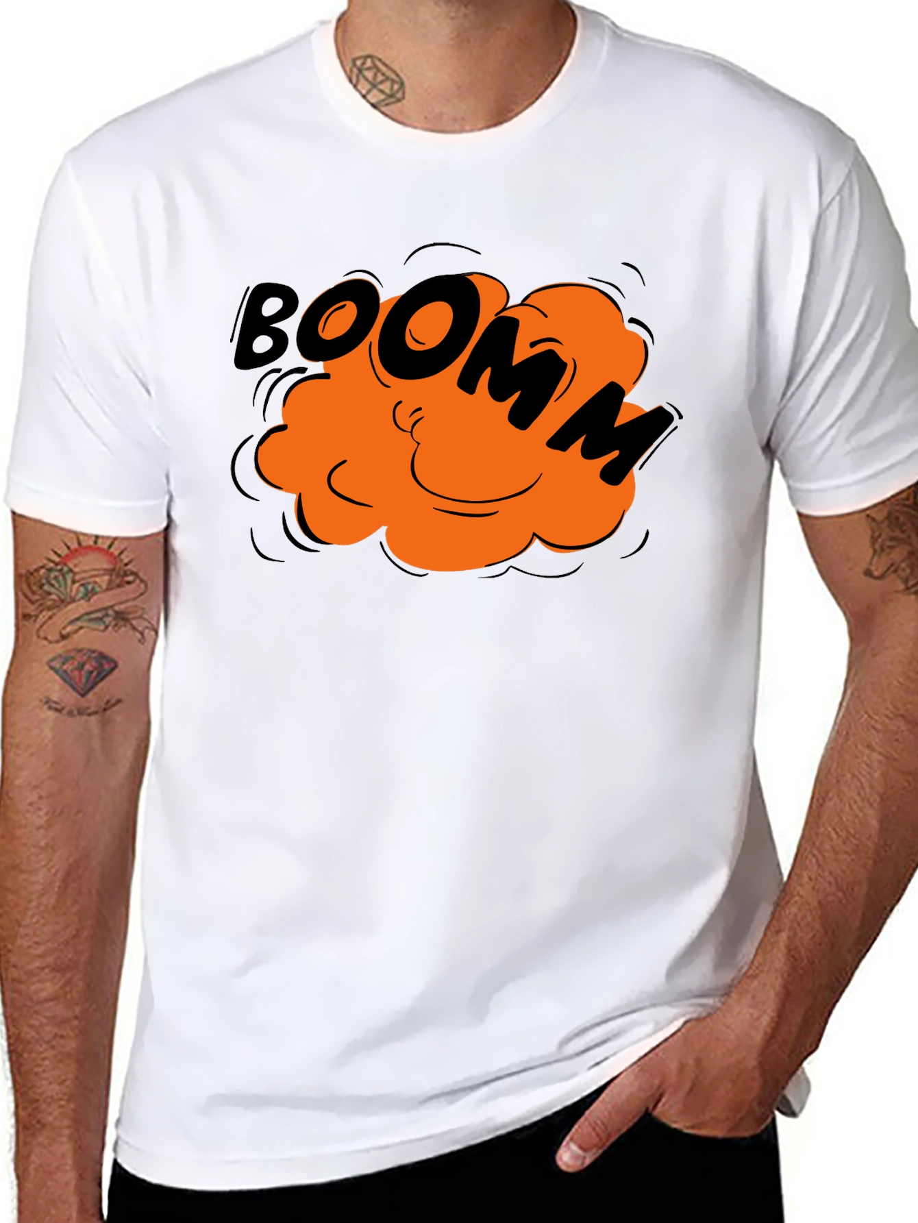 Boom Comic Graphic Tee - Black