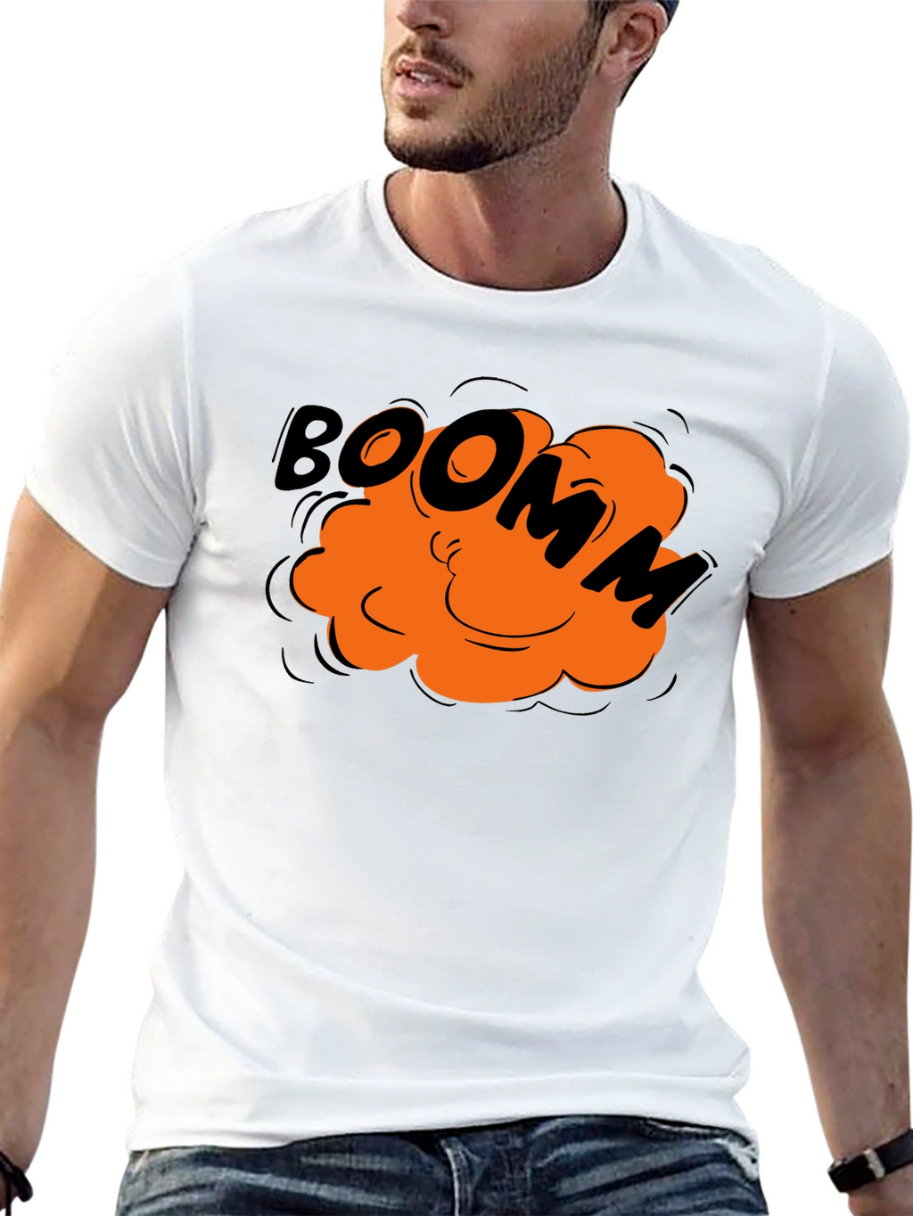 Boom Comic Graphic Tee - Black