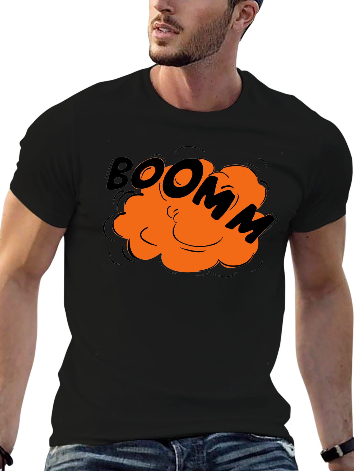 Boom Comic Graphic Tee - Black