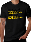 No Squat No Booty Graphic T-Shirt