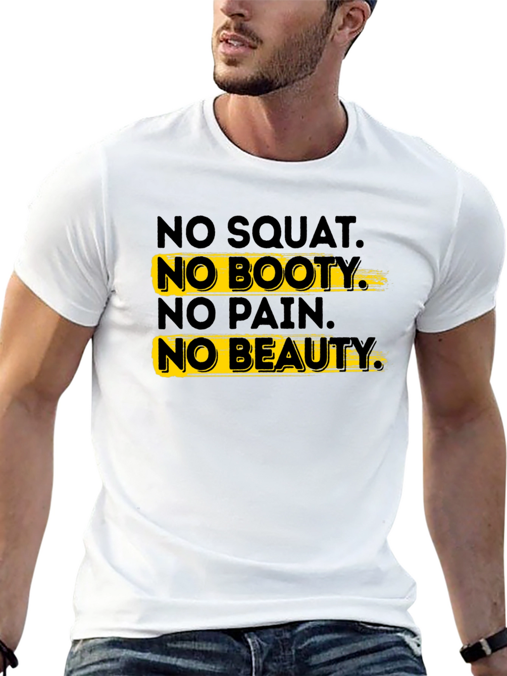 No Squat No Booty Graphic T-Shirt