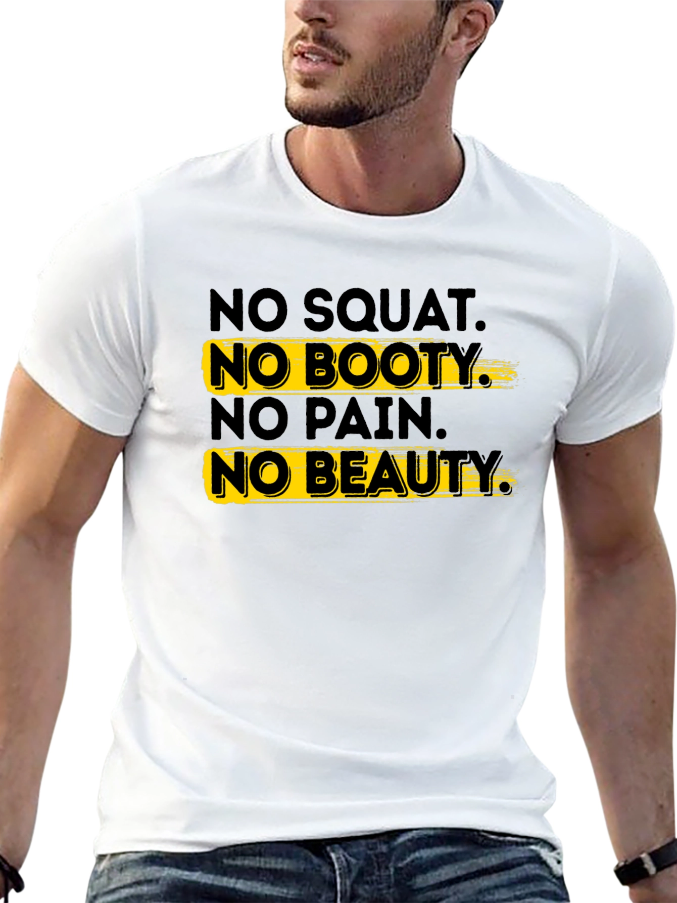 No Squat No Booty Graphic T-Shirt