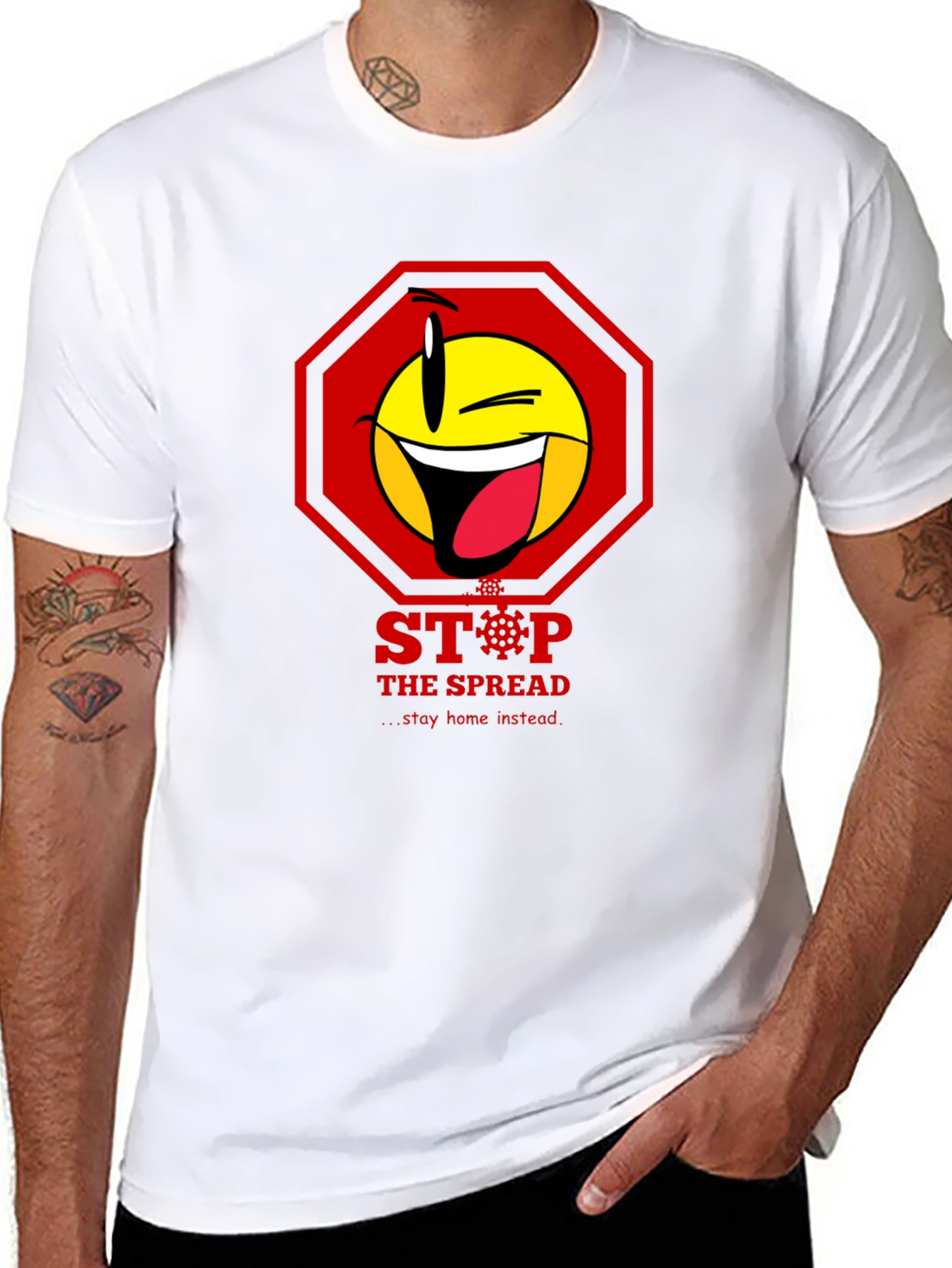 Stop the Spread Graphic T-Shirt