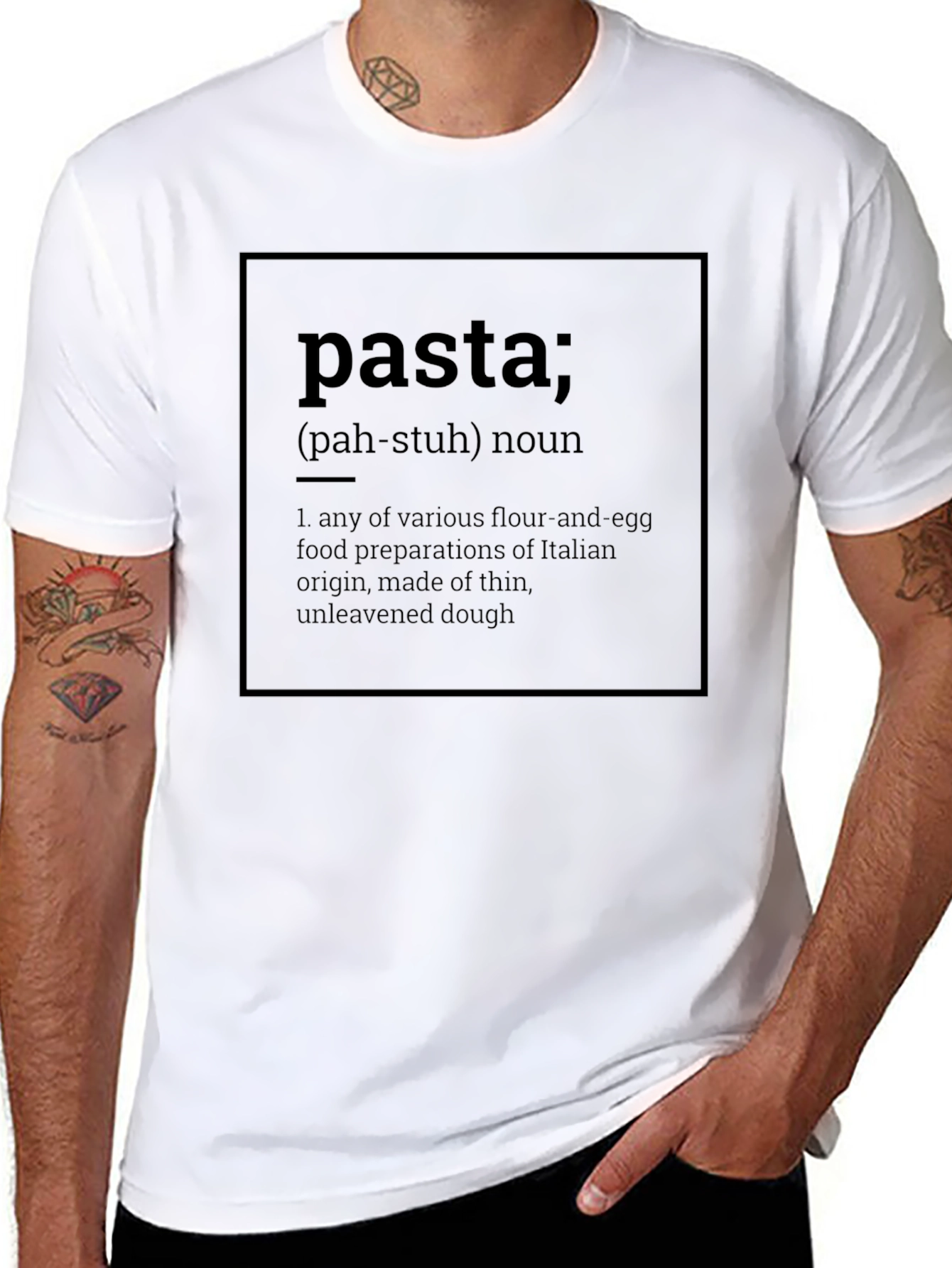 Pasta Definition T-Shirt - Italian Food Lover Tee
