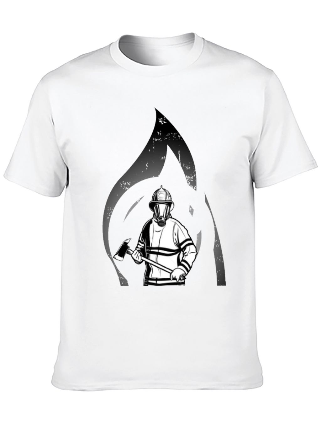 Firefighter Graphic T-Shirt - Black