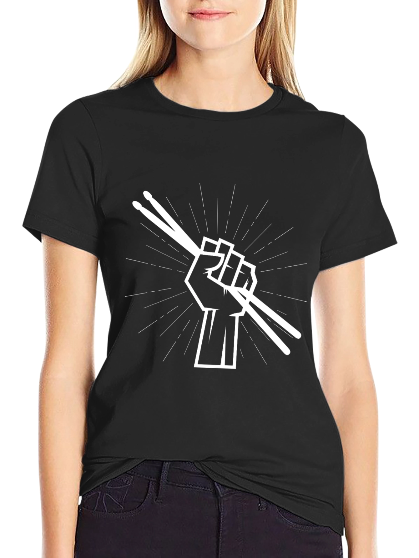 Drummers Fist T-Shirt - Music Power Tee