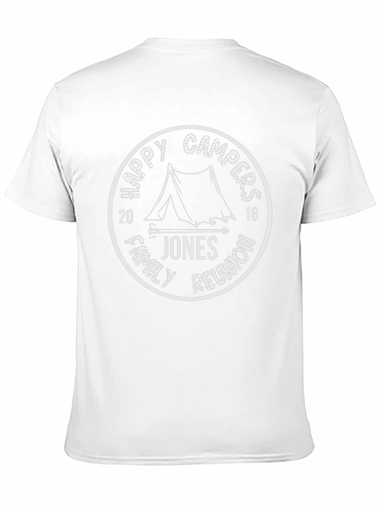Happy Campers Family Reunion Black T-Shirt