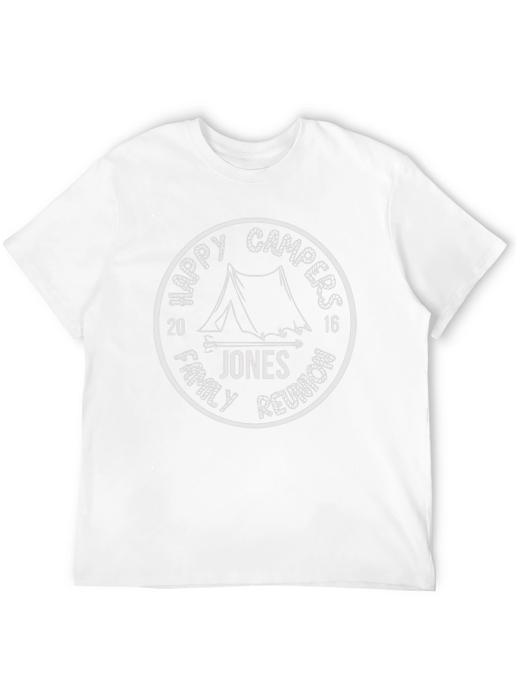 Happy Campers Family Reunion Black T-Shirt