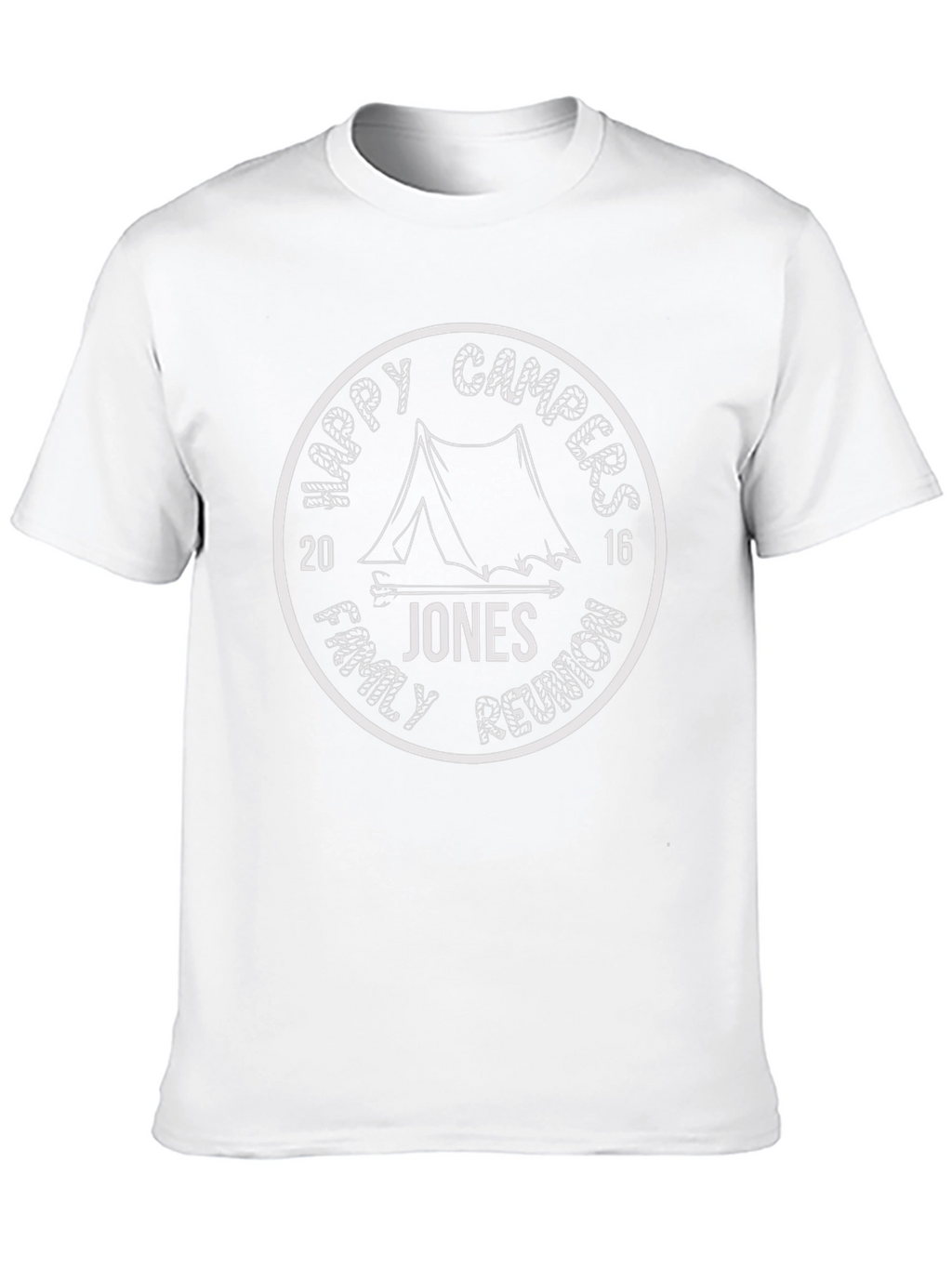 Happy Campers Family Reunion Black T-Shirt