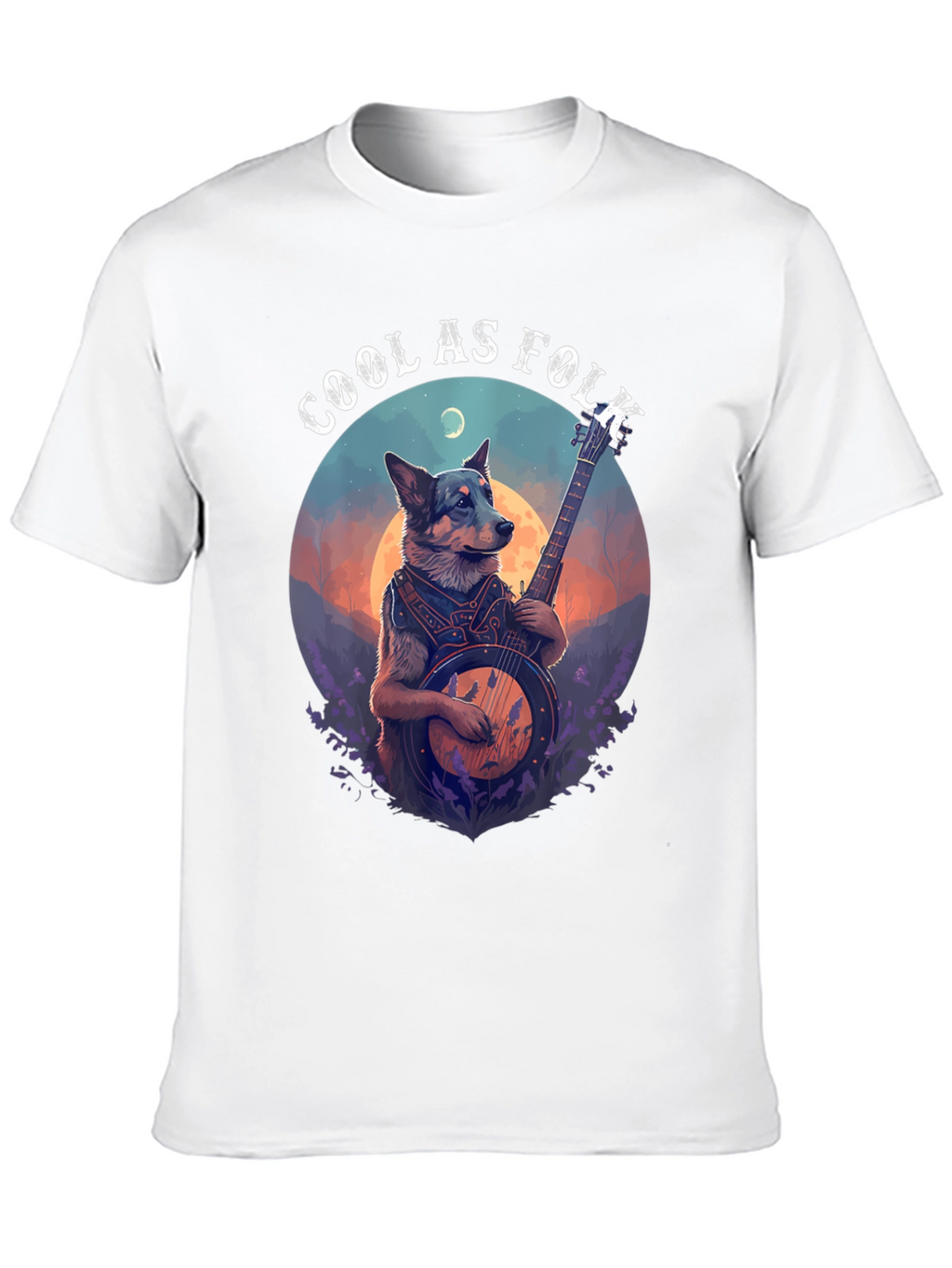 Cool as Folk Dog T-Shirt - Black