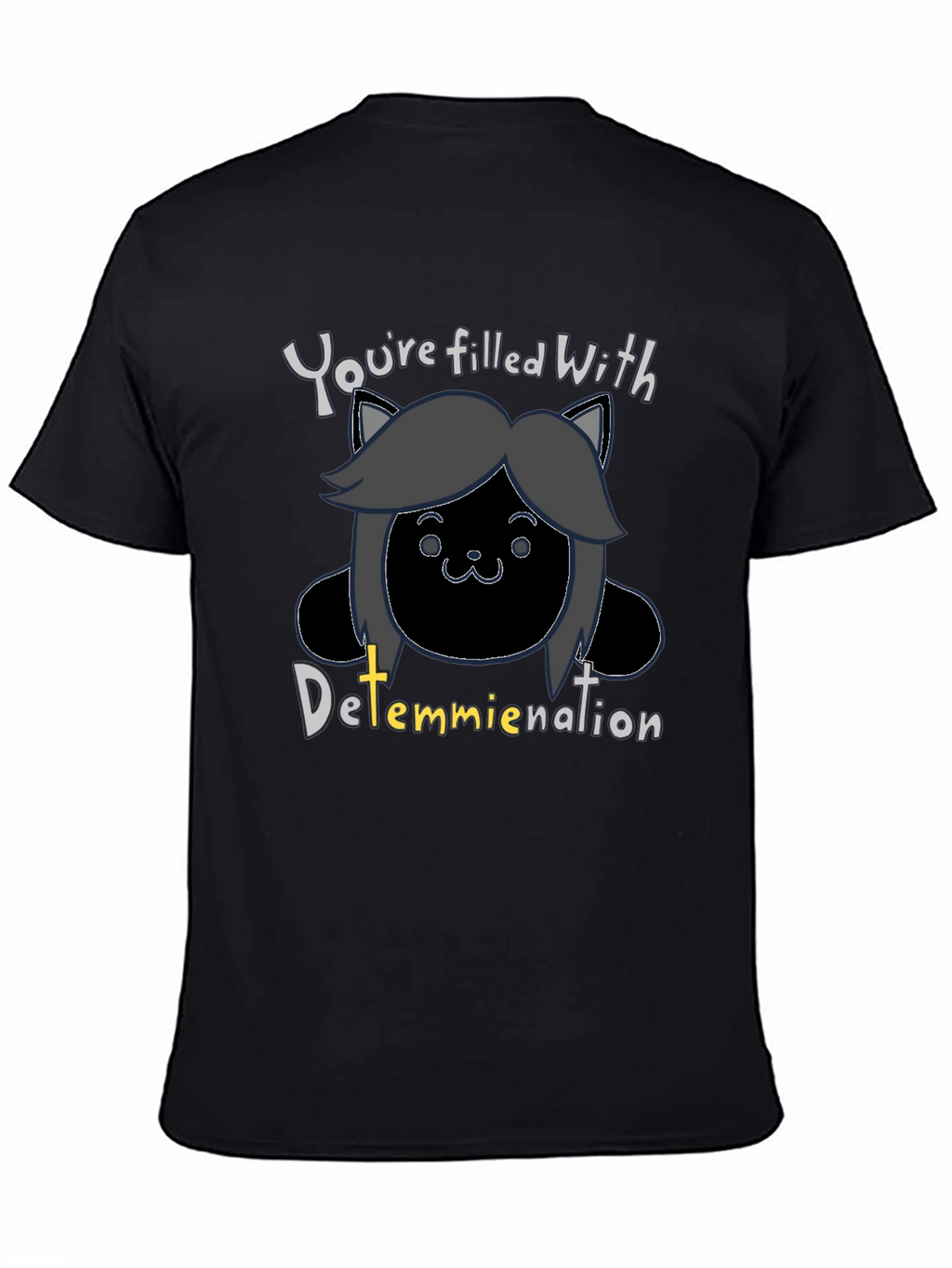 Temmie Undertale Inspired T-Shirt - Determination
