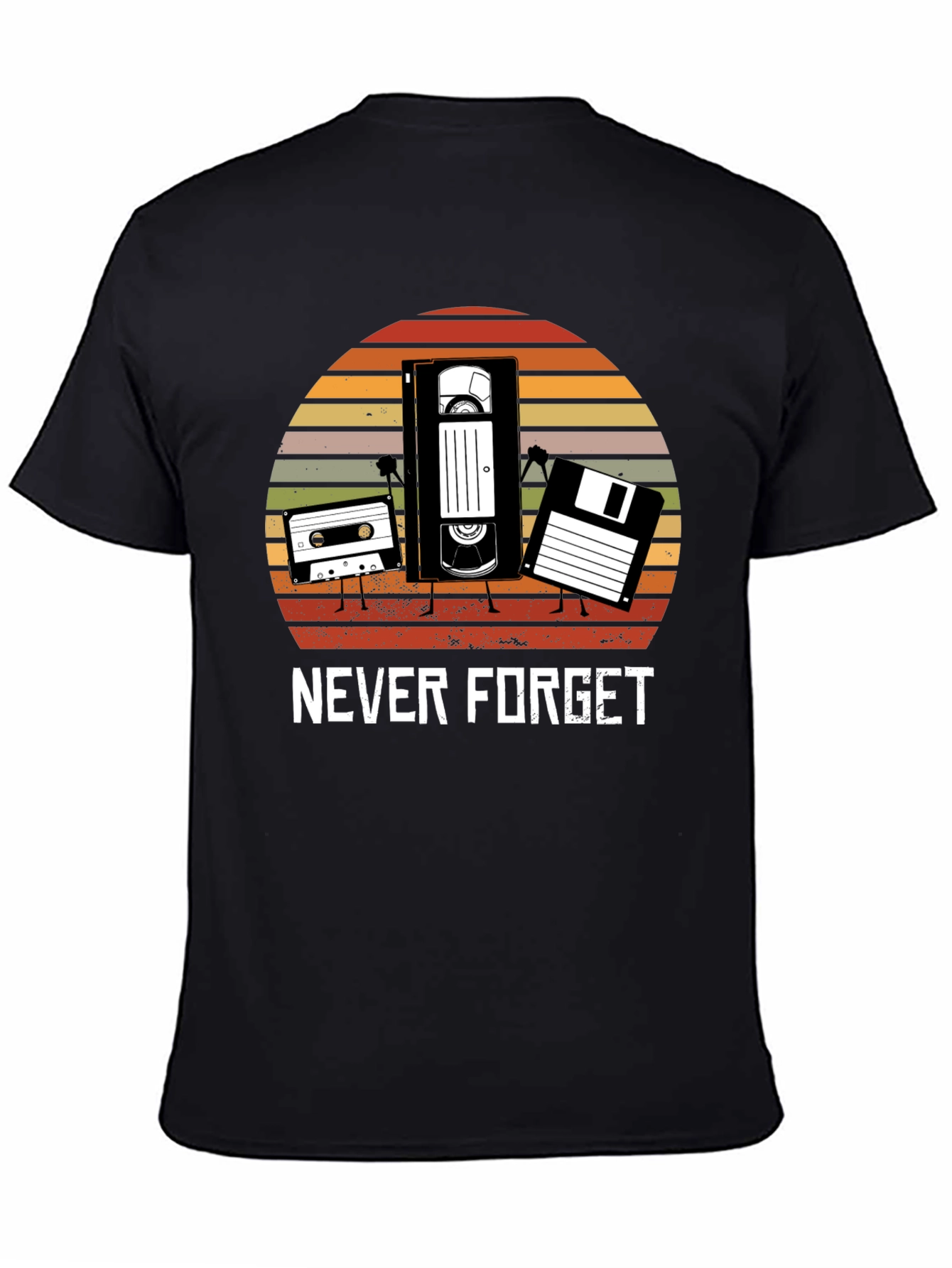 Retro Media T-Shirt - Never Forget