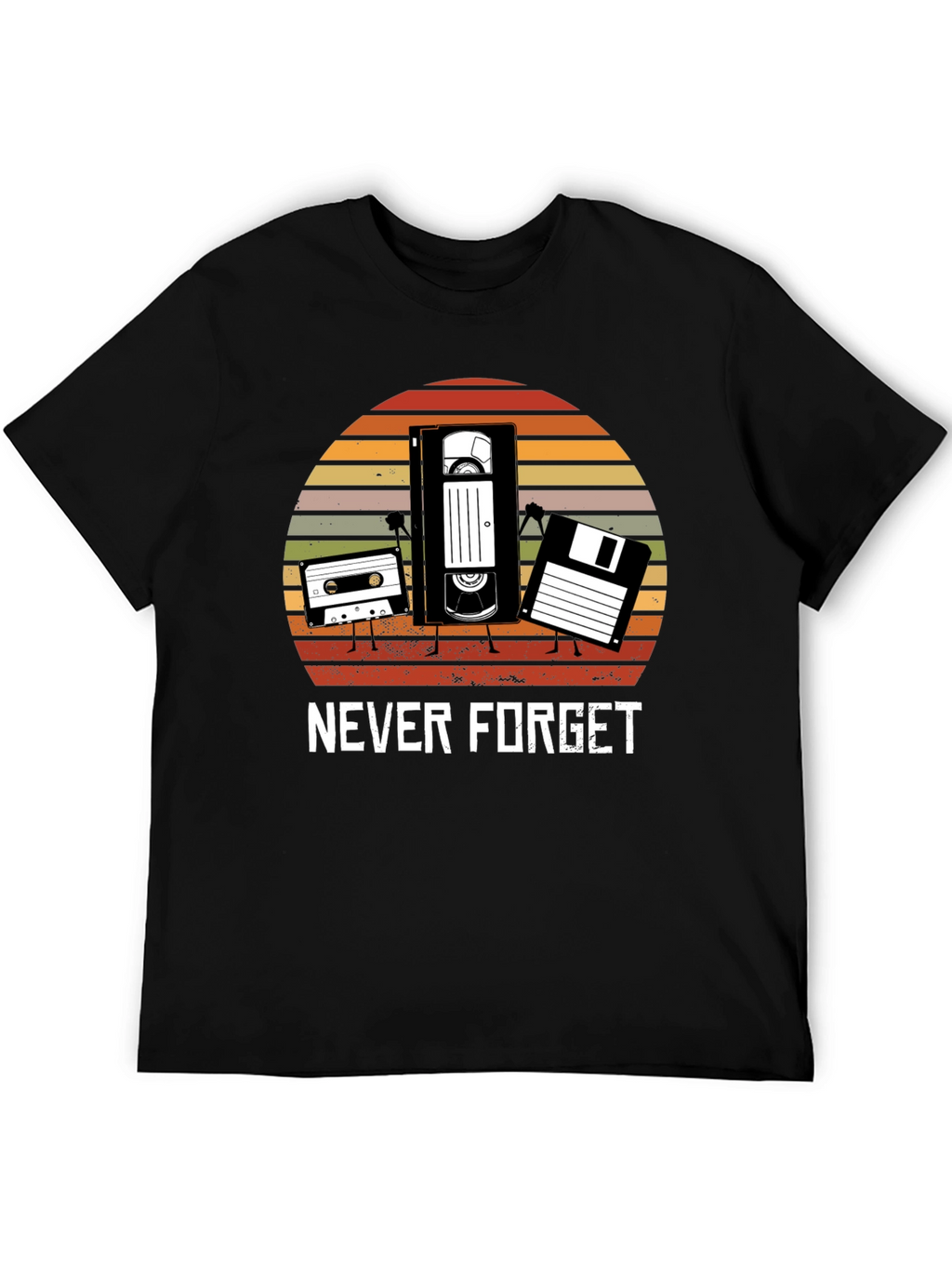 Retro Media T-Shirt - Never Forget