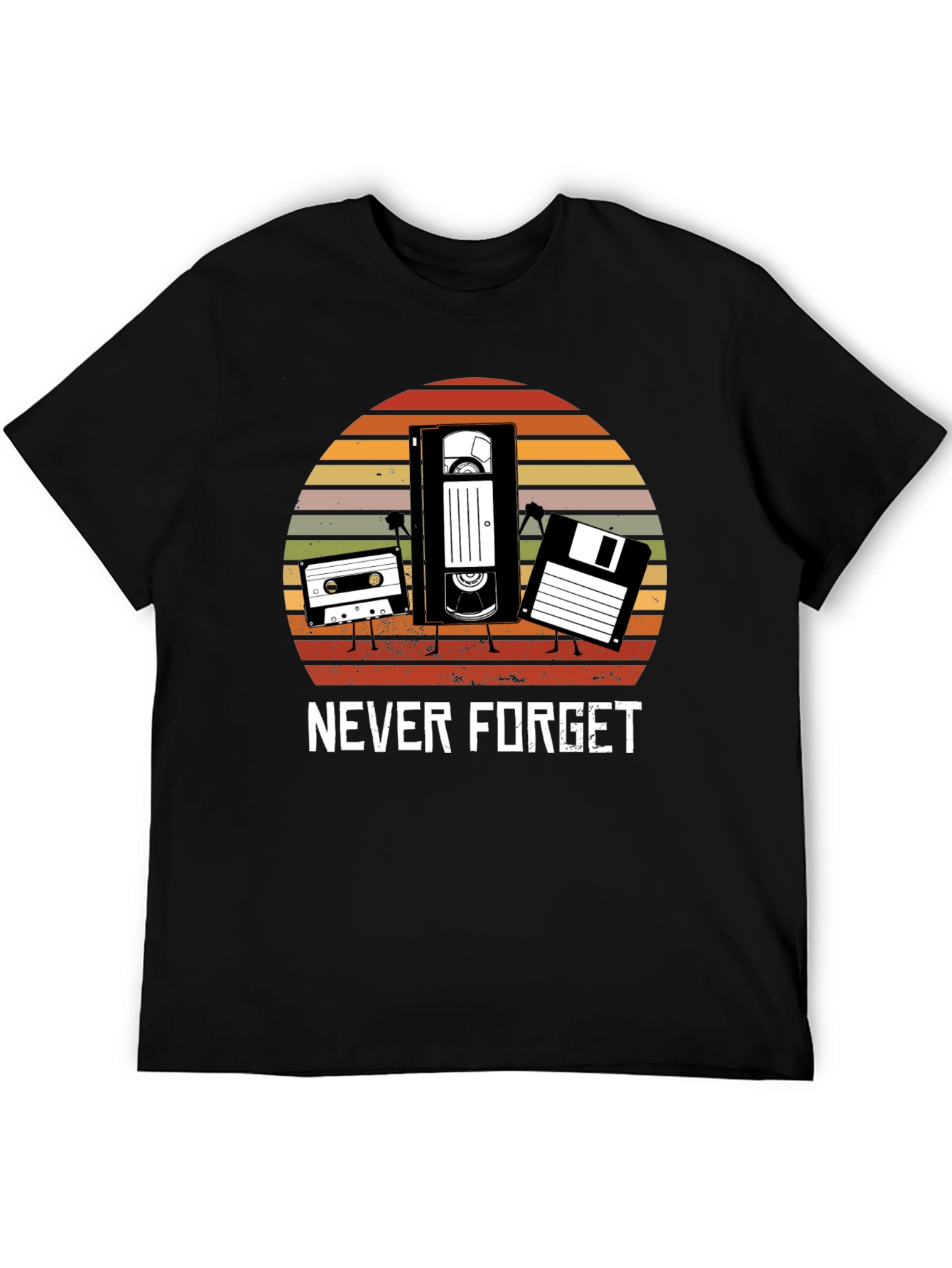 Retro Media T-Shirt - Never Forget