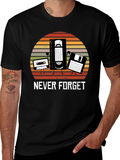 Retro Media T-Shirt - Never Forget