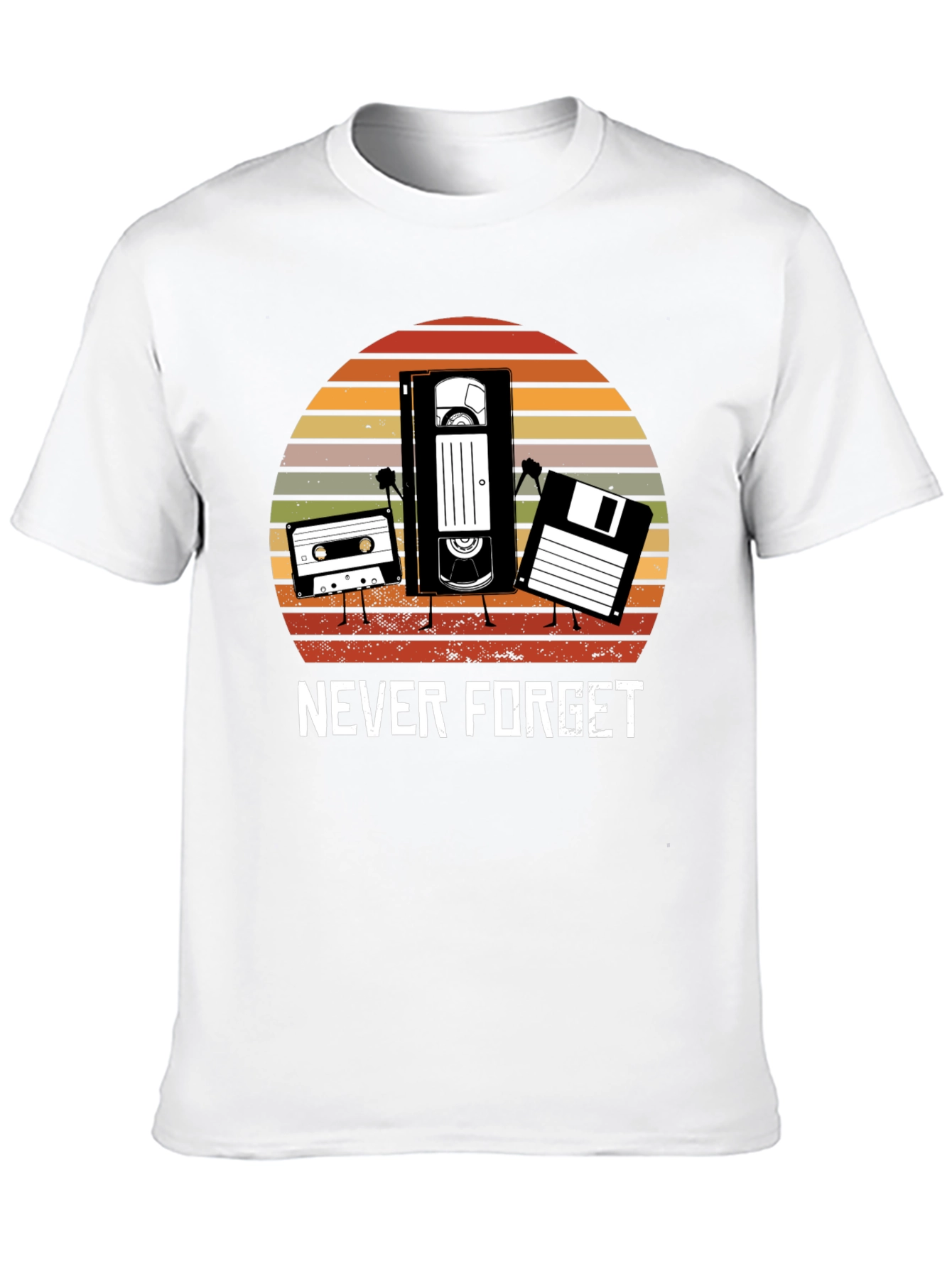 Retro Media T-Shirt - Never Forget
