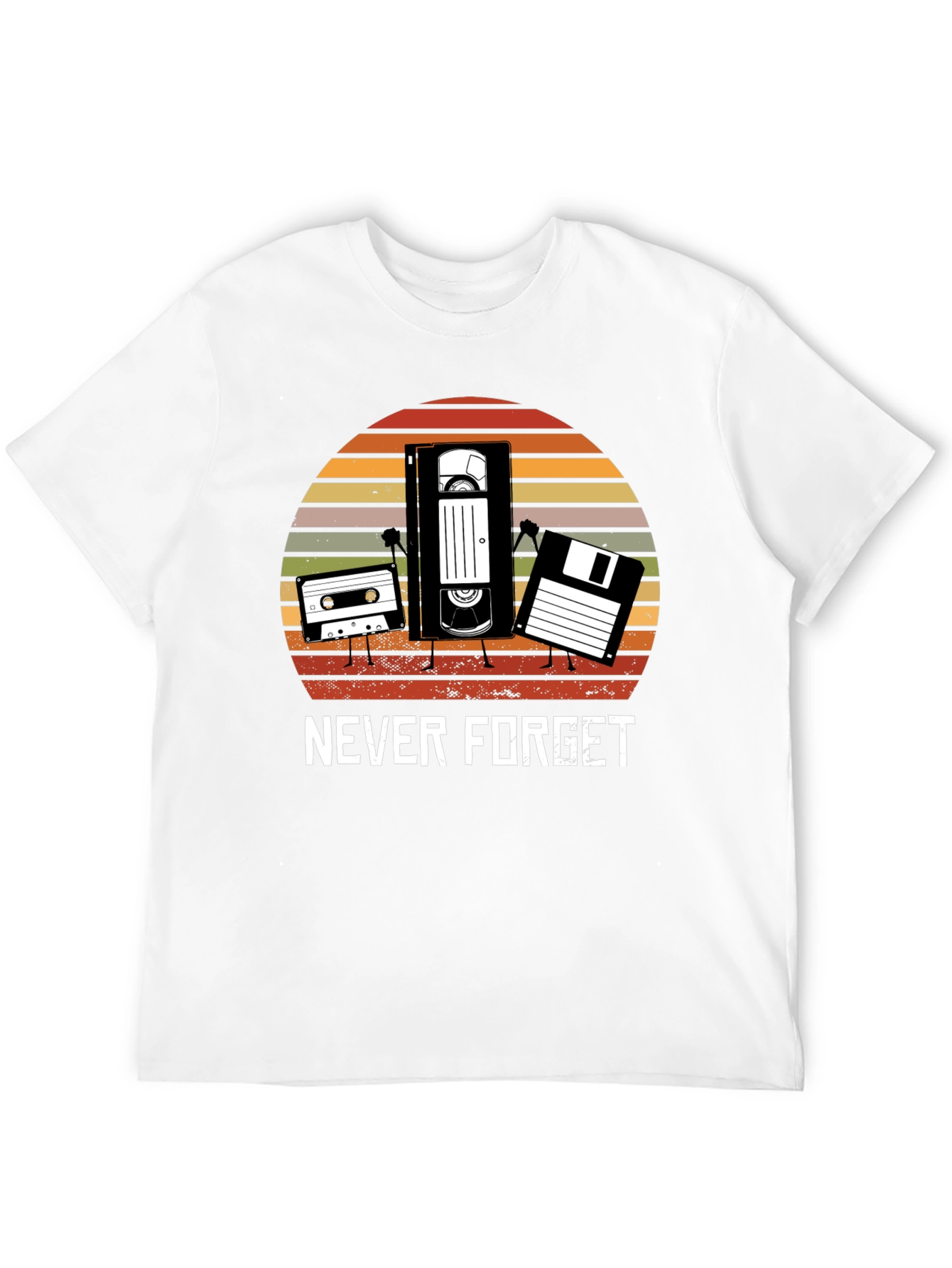 Retro Media T-Shirt - Never Forget