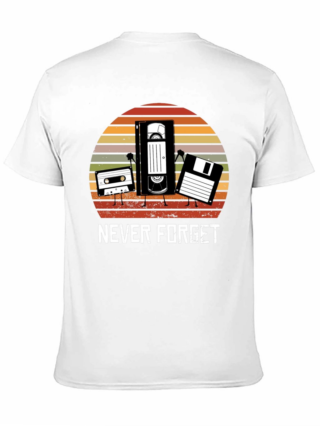 Retro Media T-Shirt - Never Forget
