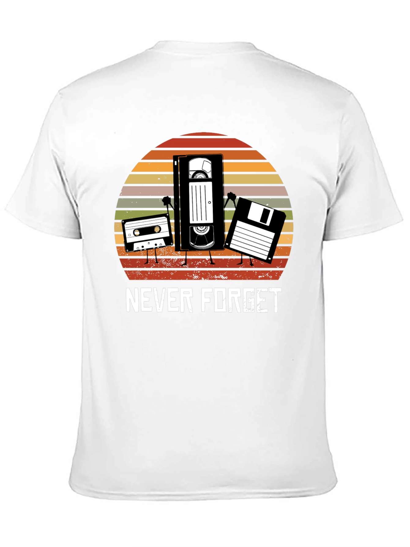 Retro Media T-Shirt - Never Forget
