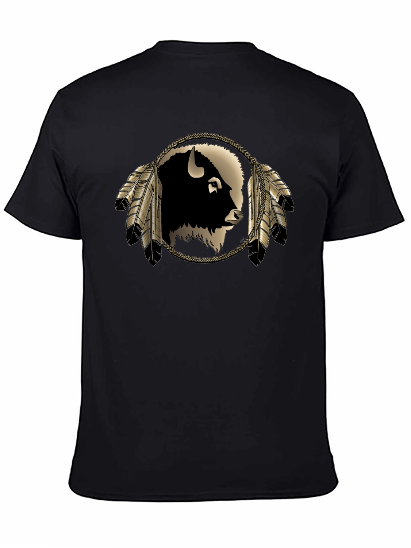 Buffalo Head Graphic Tee - Black T-Shirt