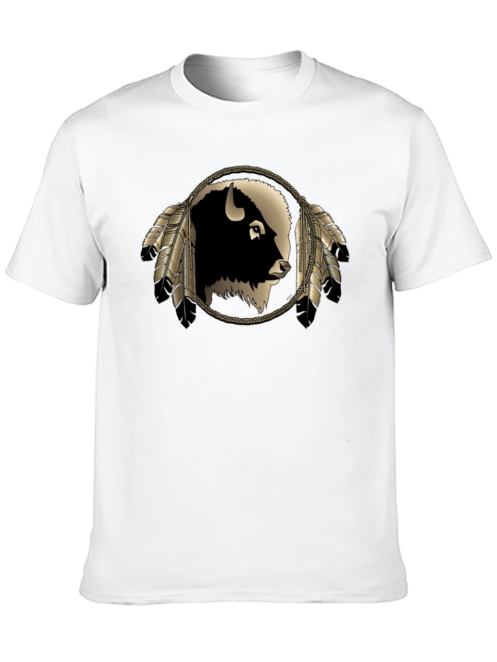 Buffalo Head Graphic Tee - Black T-Shirt