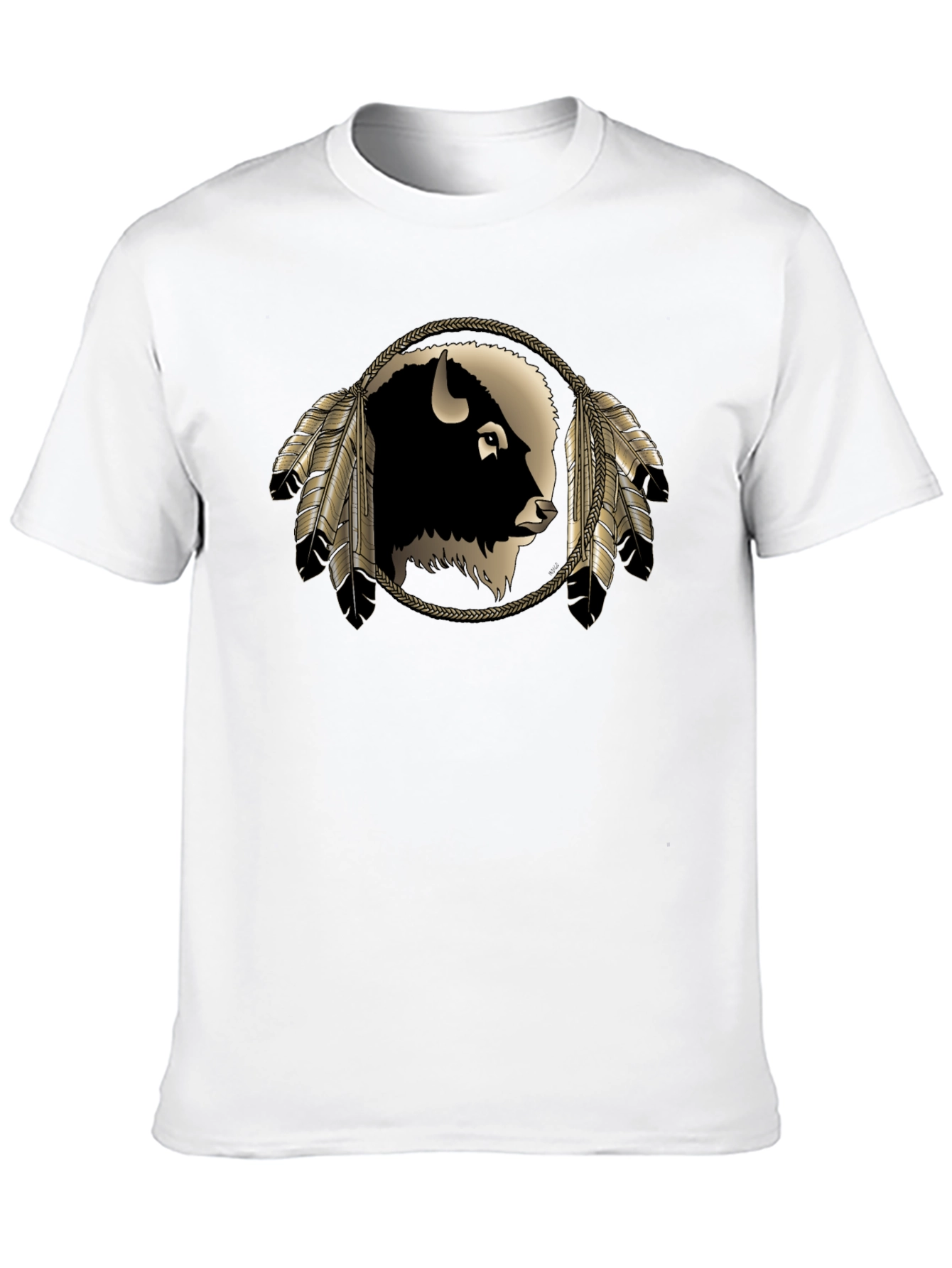 Buffalo Head Graphic Tee - Black T-Shirt