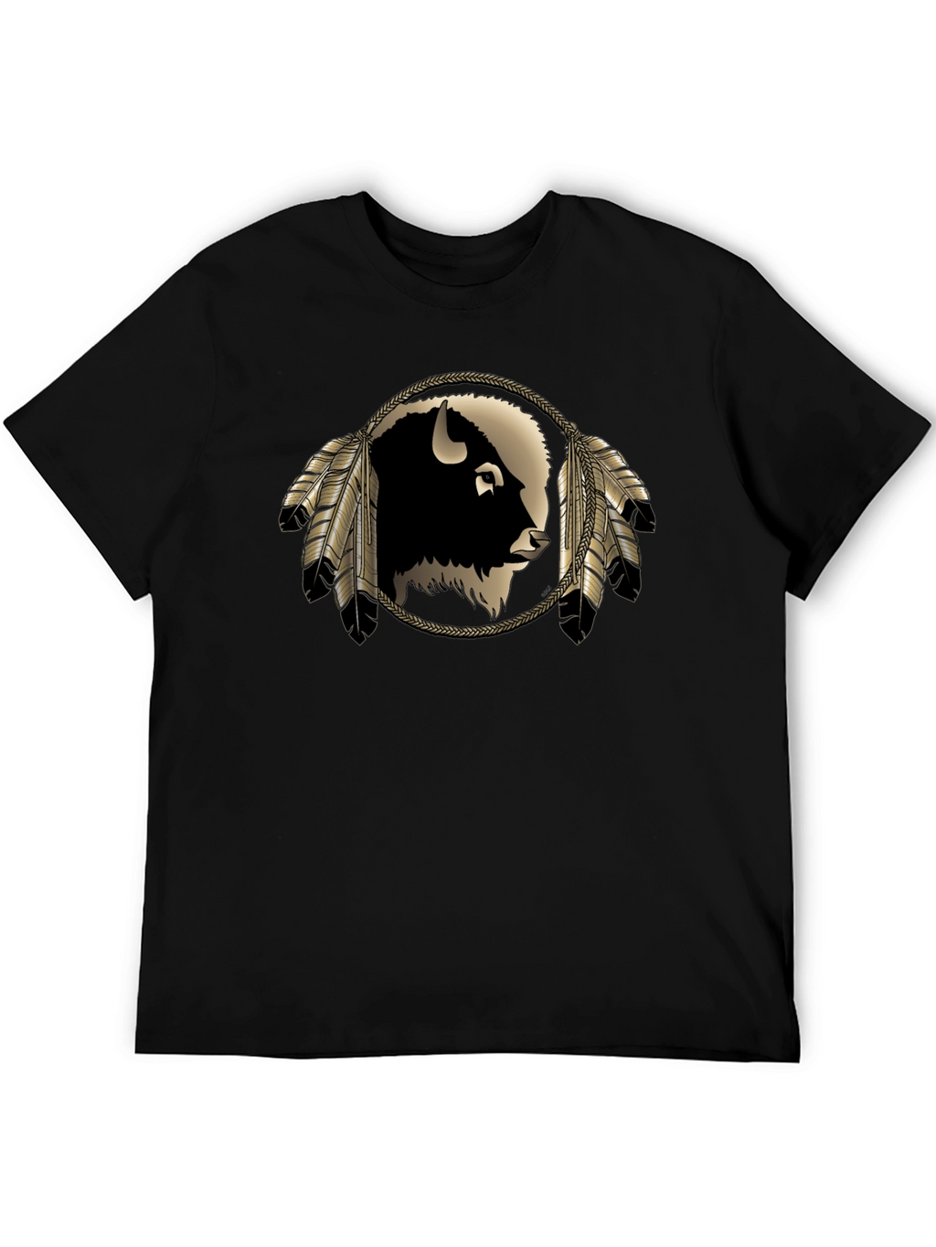 Buffalo Head Graphic Tee - Black T-Shirt