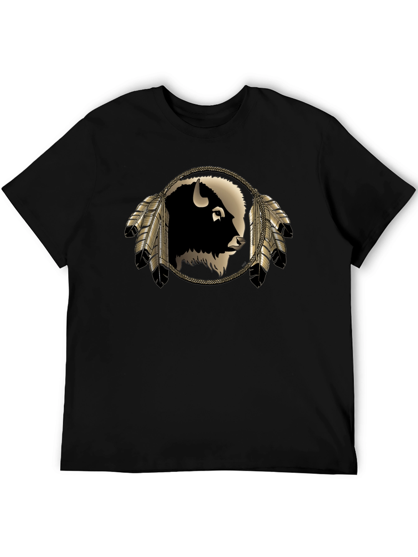 Buffalo Head Graphic Tee - Black T-Shirt