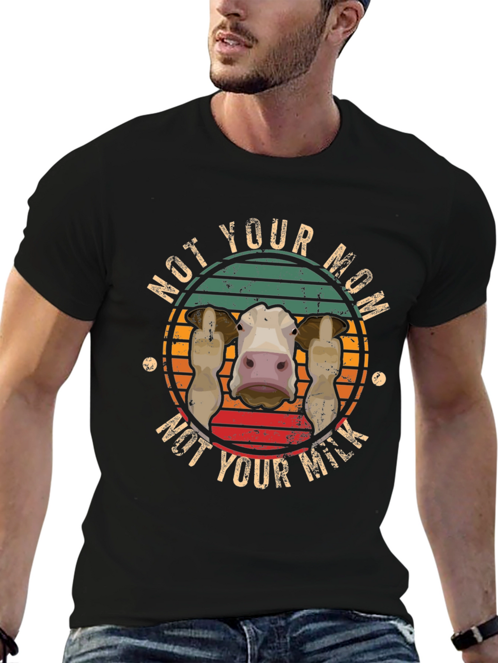 Not Your Mom Not Your Milk T-Shirt Vegan Apparel