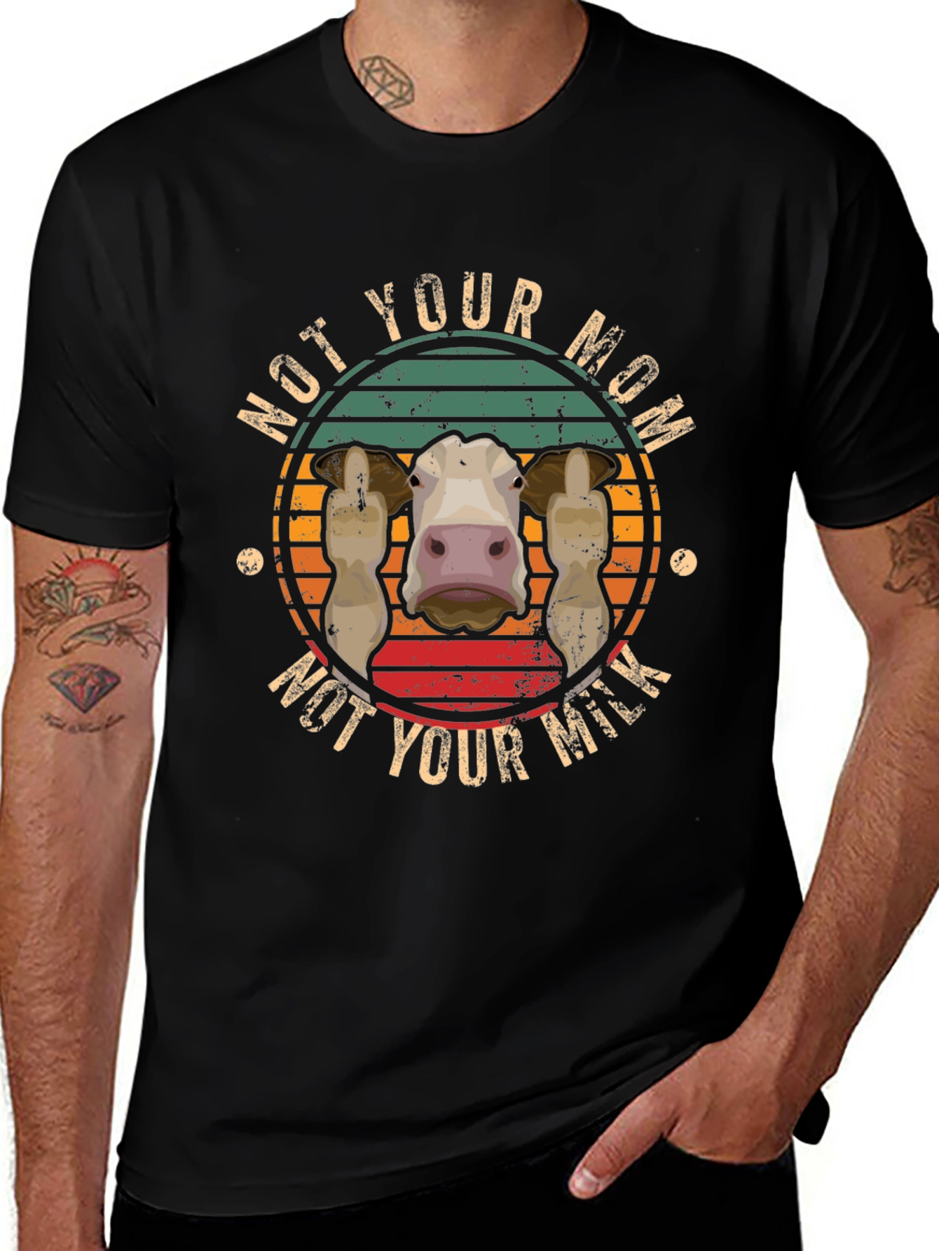 Not Your Mom Not Your Milk T-Shirt Vegan Apparel