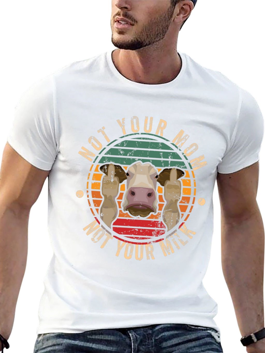 Not Your Mom Not Your Milk T-Shirt Vegan Apparel