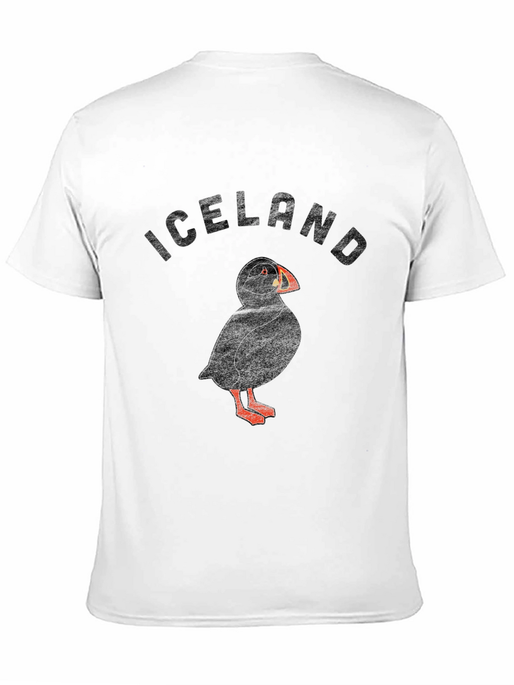 Iceland Puffin Graphic T-Shirt - Black