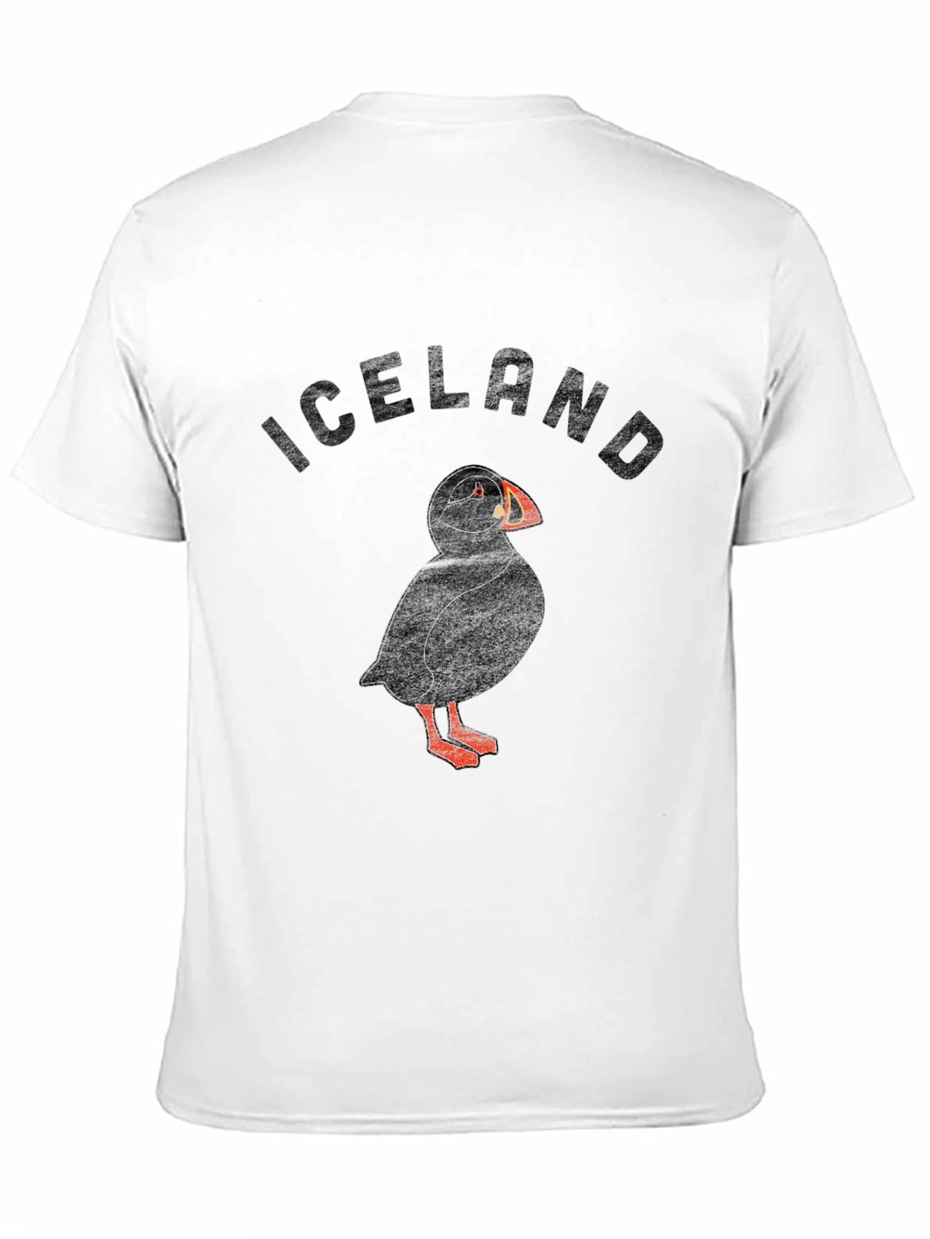 Iceland Puffin Graphic T-Shirt - Black