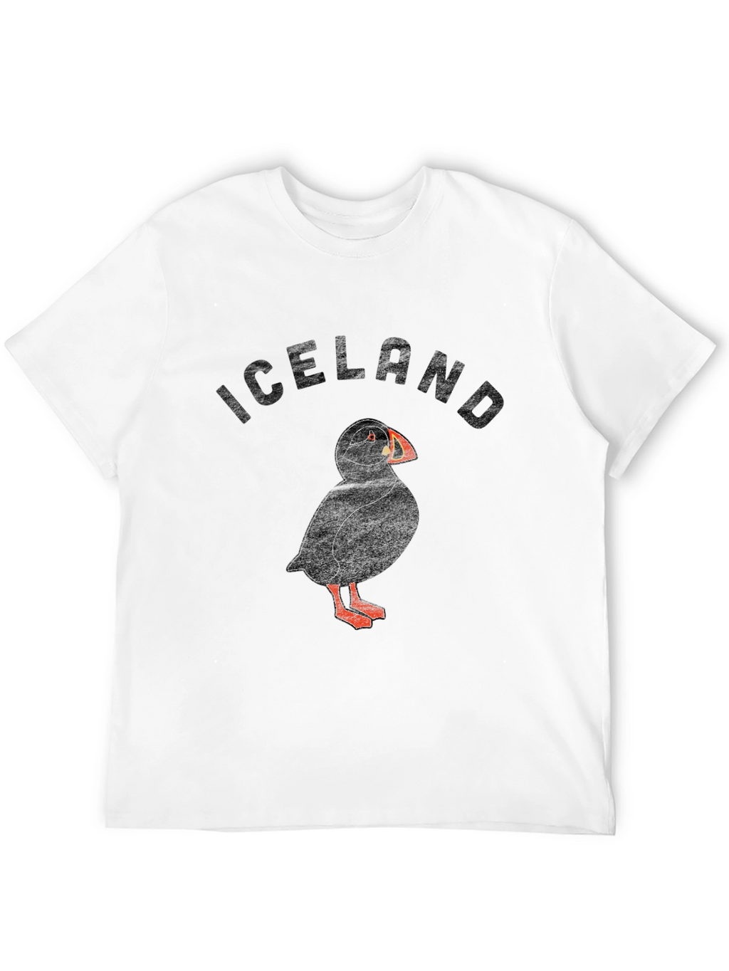 Iceland Puffin Graphic T-Shirt - Black