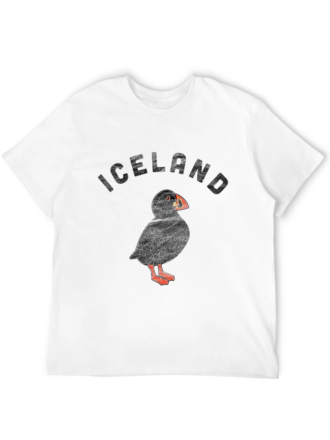 Iceland Puffin Graphic T-Shirt - Black