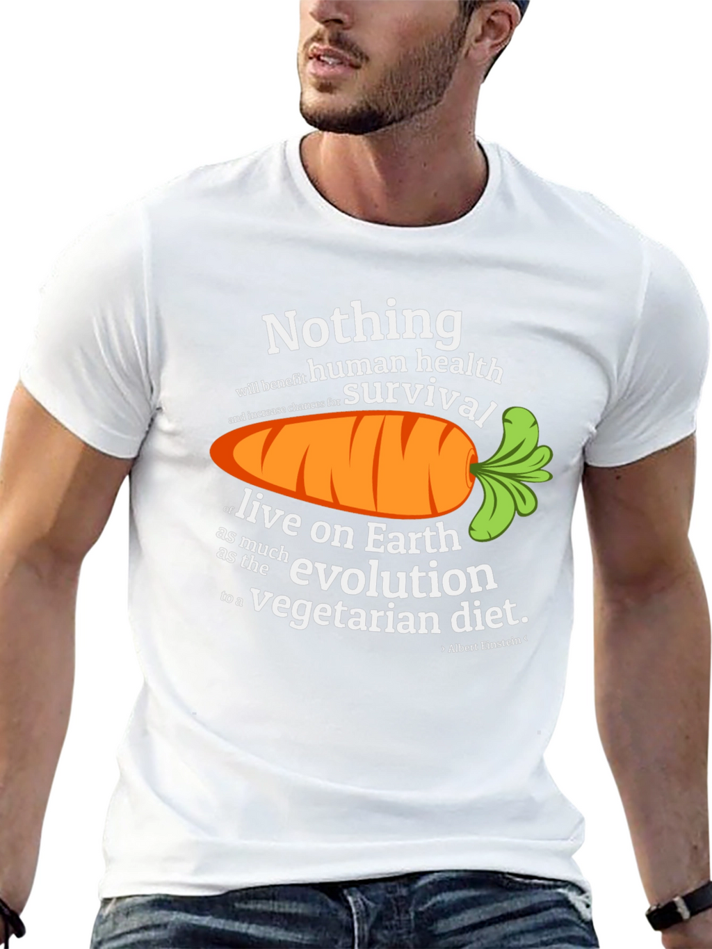 Vegan T-Shirt: Nothing Will Benefit Human Health