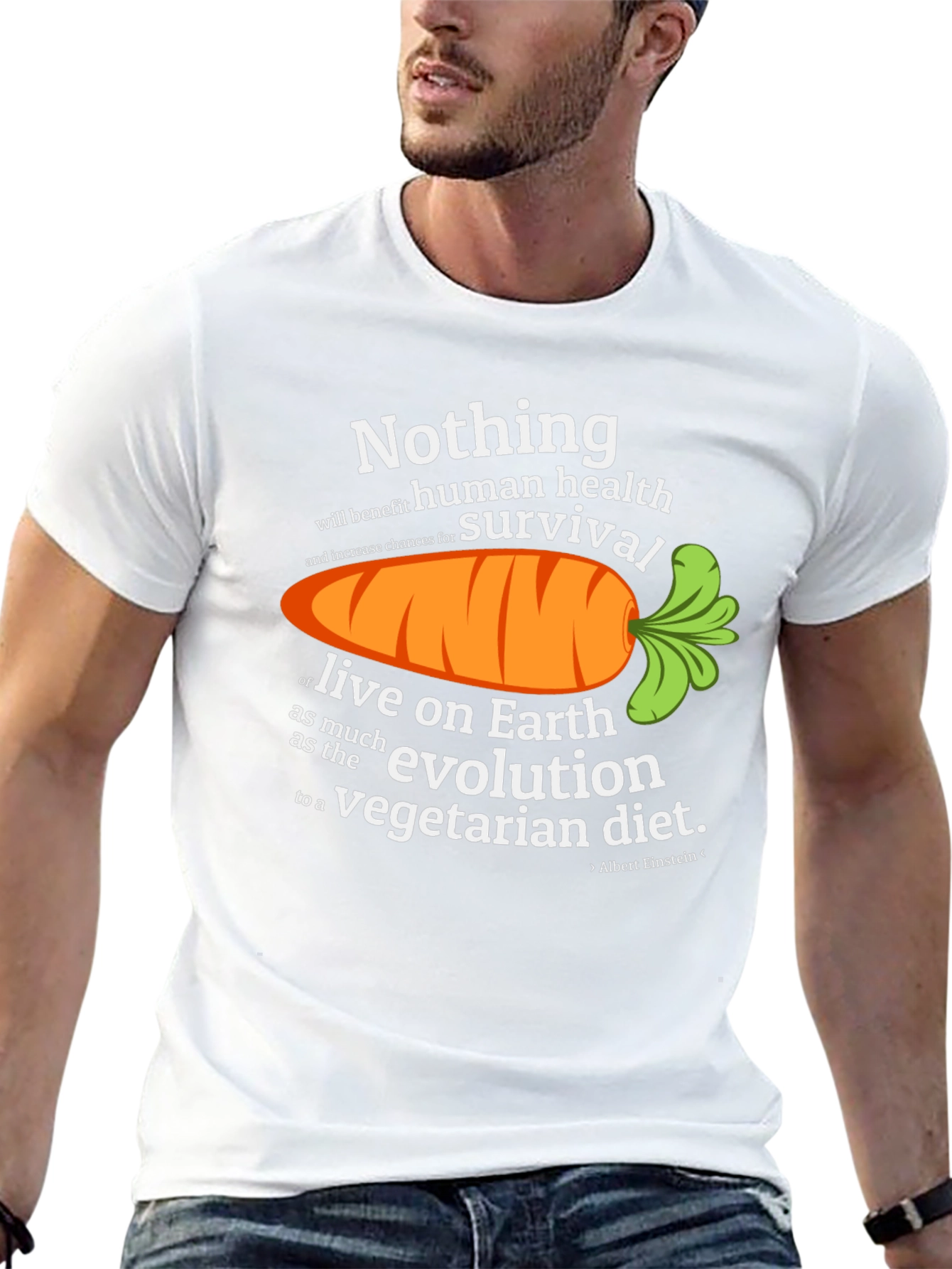 Vegan T-Shirt: Nothing Will Benefit Human Health
