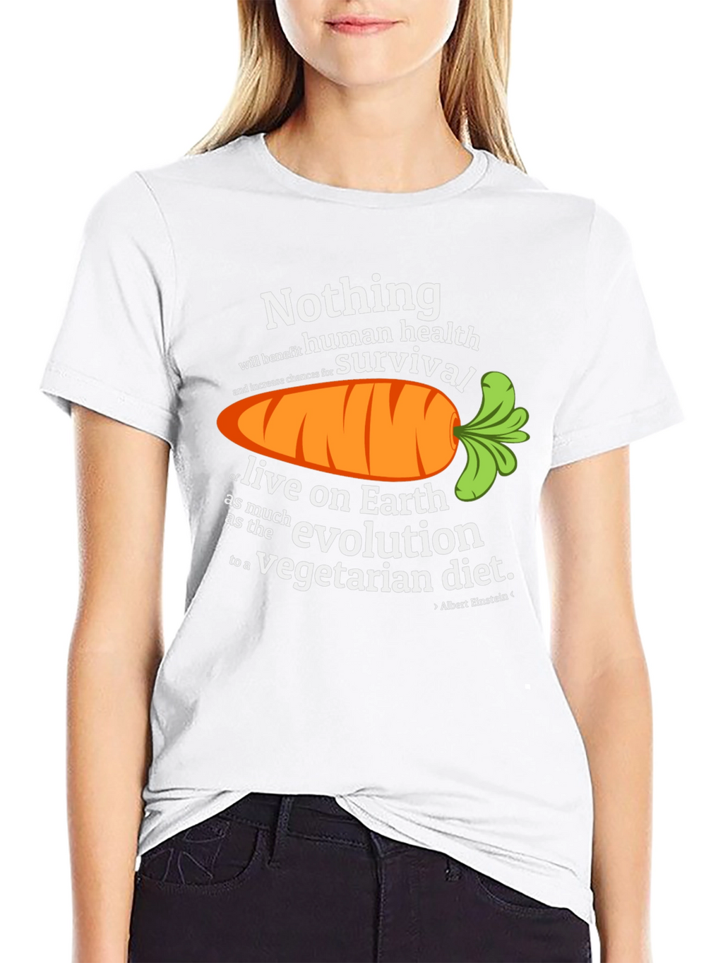 Vegan T-Shirt: Nothing Will Benefit Human Health