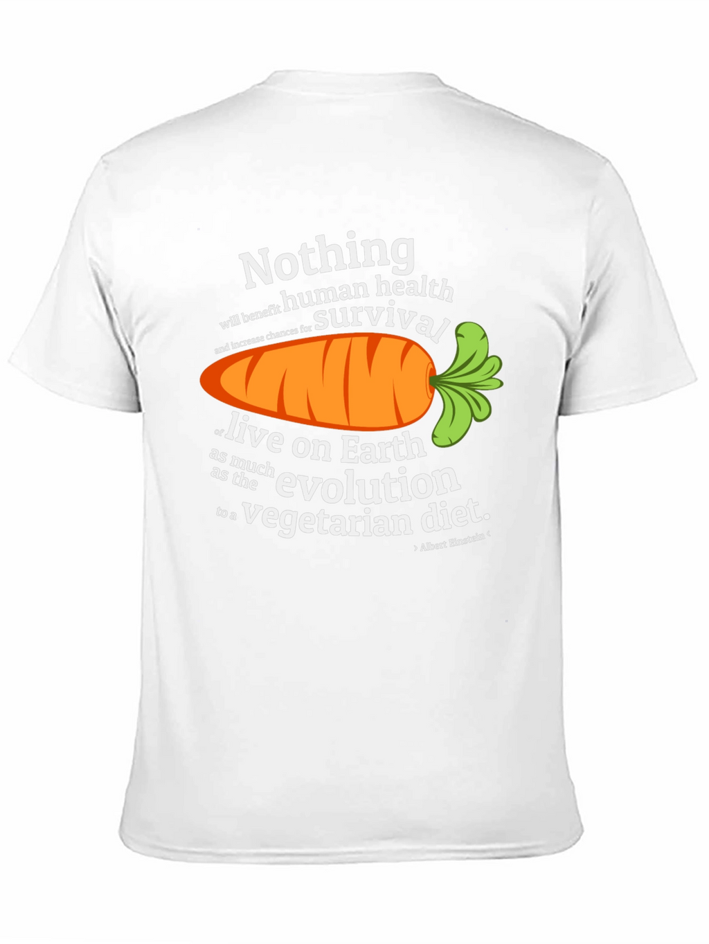 Vegan T-Shirt: Nothing Will Benefit Human Health