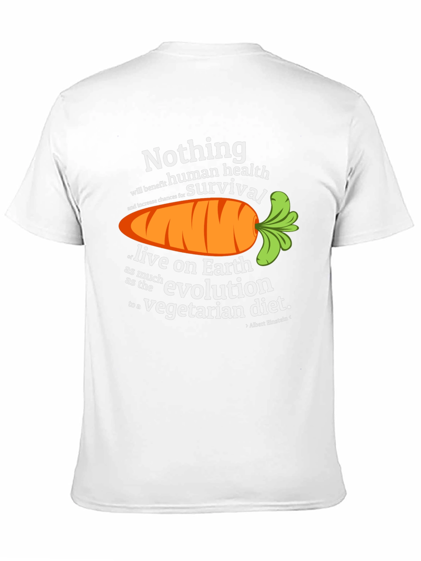 Vegan T-Shirt: Nothing Will Benefit Human Health