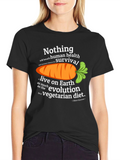 Vegan T-Shirt: Nothing Will Benefit Human Health